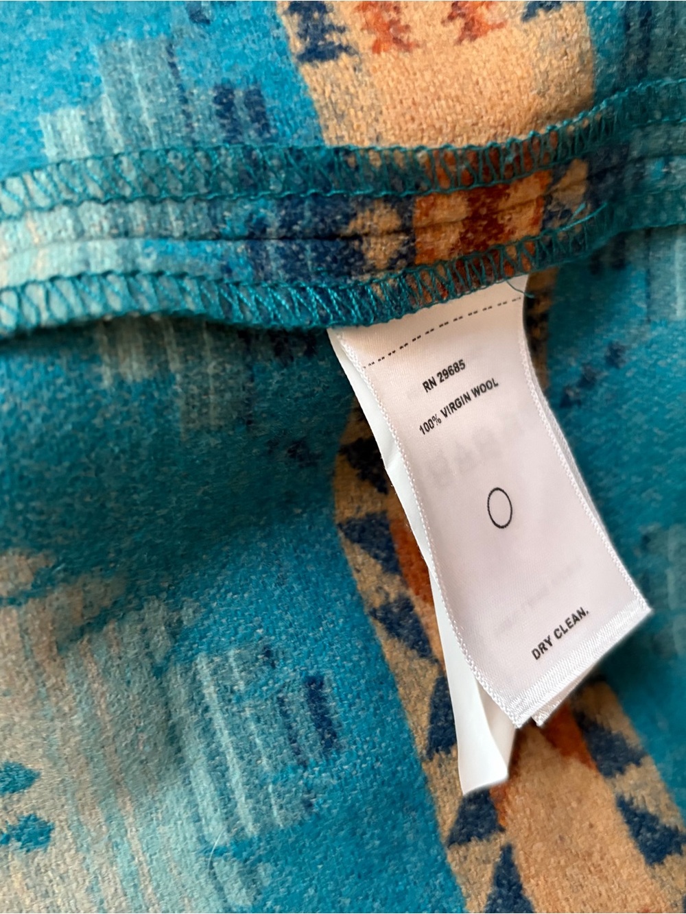 Turquoise Wool Pendleton Women’s Jacket size XL - Picture 4 of 7